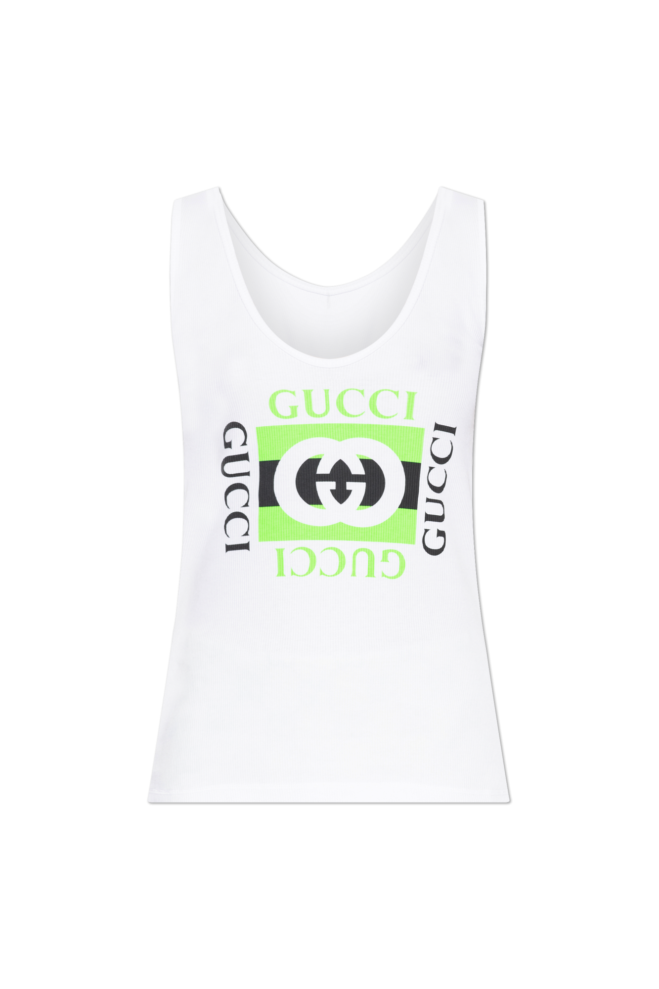 White Top with Print Gucci Vitkac Canada